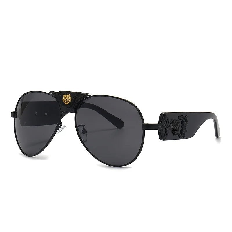 Vintage Square Sunglasses – Luxury Brand Style for Men & Women - HalleBeauty